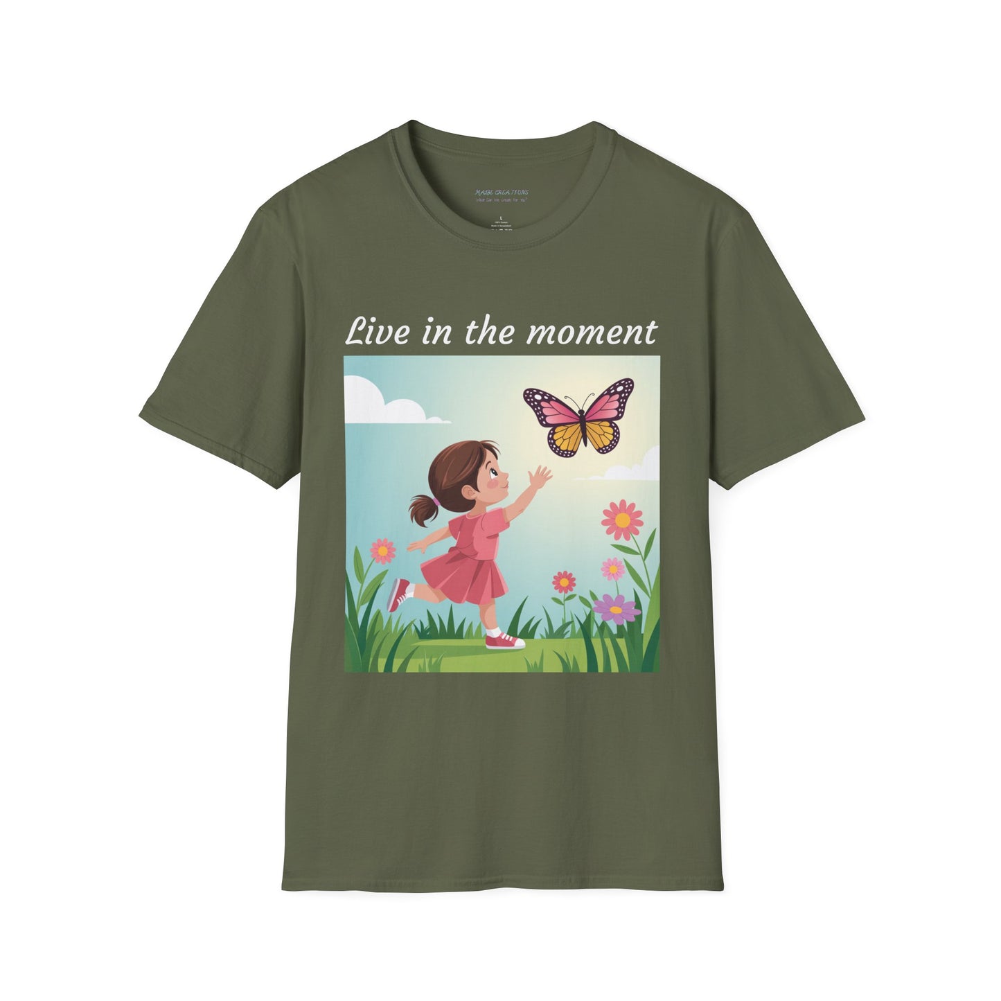 Women's Shirt, Fun T-Shirt, Butterfly T Shirt, Gift for her, Gift for him, Gift for kids, Inspirational, Butterfly, Casual, Uplifting