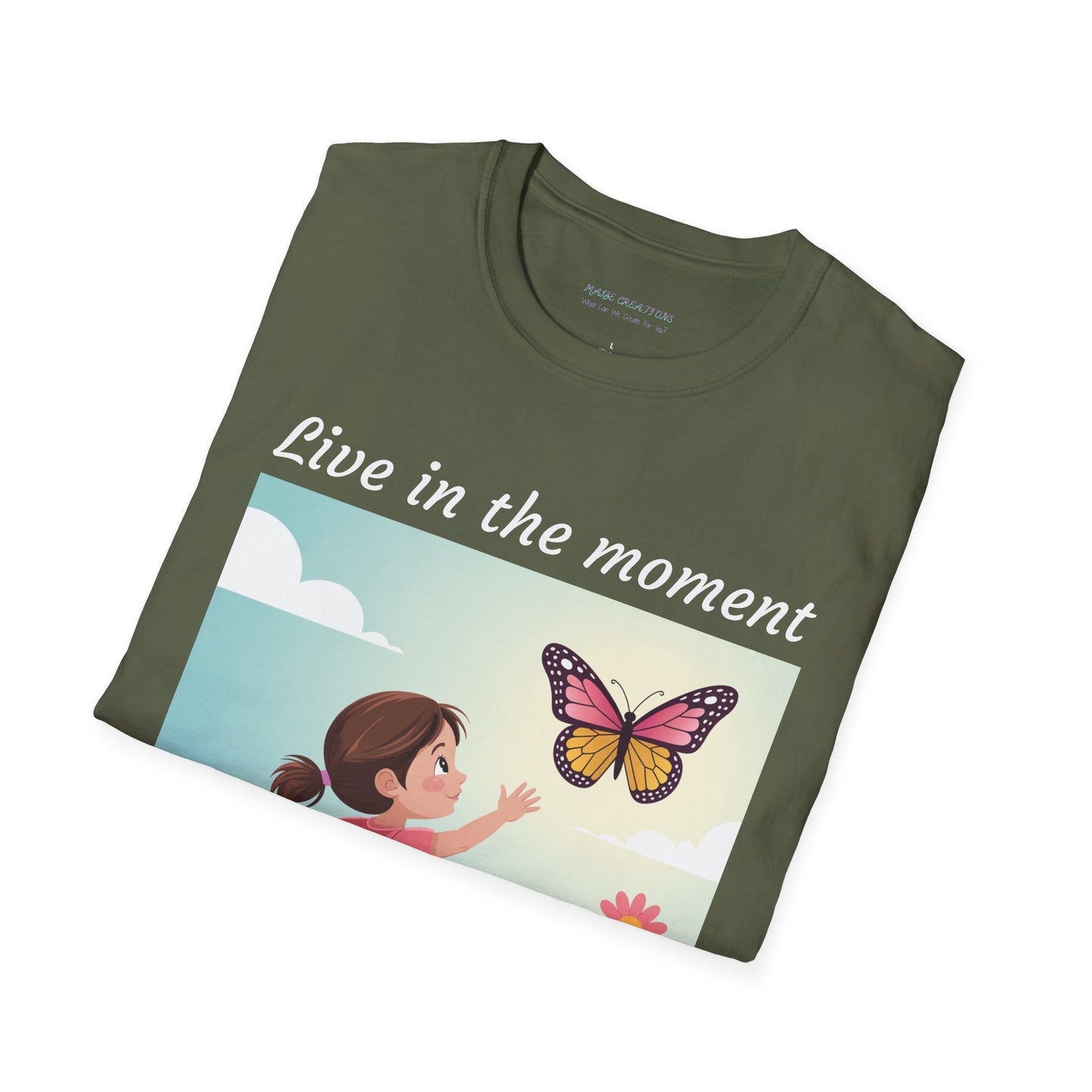 Women's Shirt, Fun T-Shirt, Butterfly T Shirt, Gift for her, Gift for him, Gift for kids, Inspirational, Butterfly, Casual, Uplifting