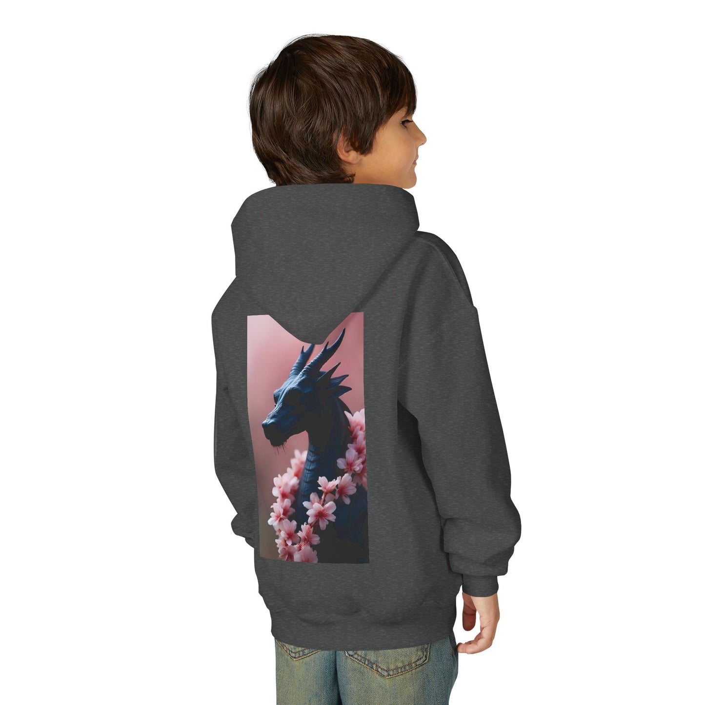 Kids Hoodie, Dragon Hoodie, Children's Sweatshirt, Gift for Kids, Fantasy Apparel, Dragon Lover Gift, Warm Clothing, Inspirational Gift
