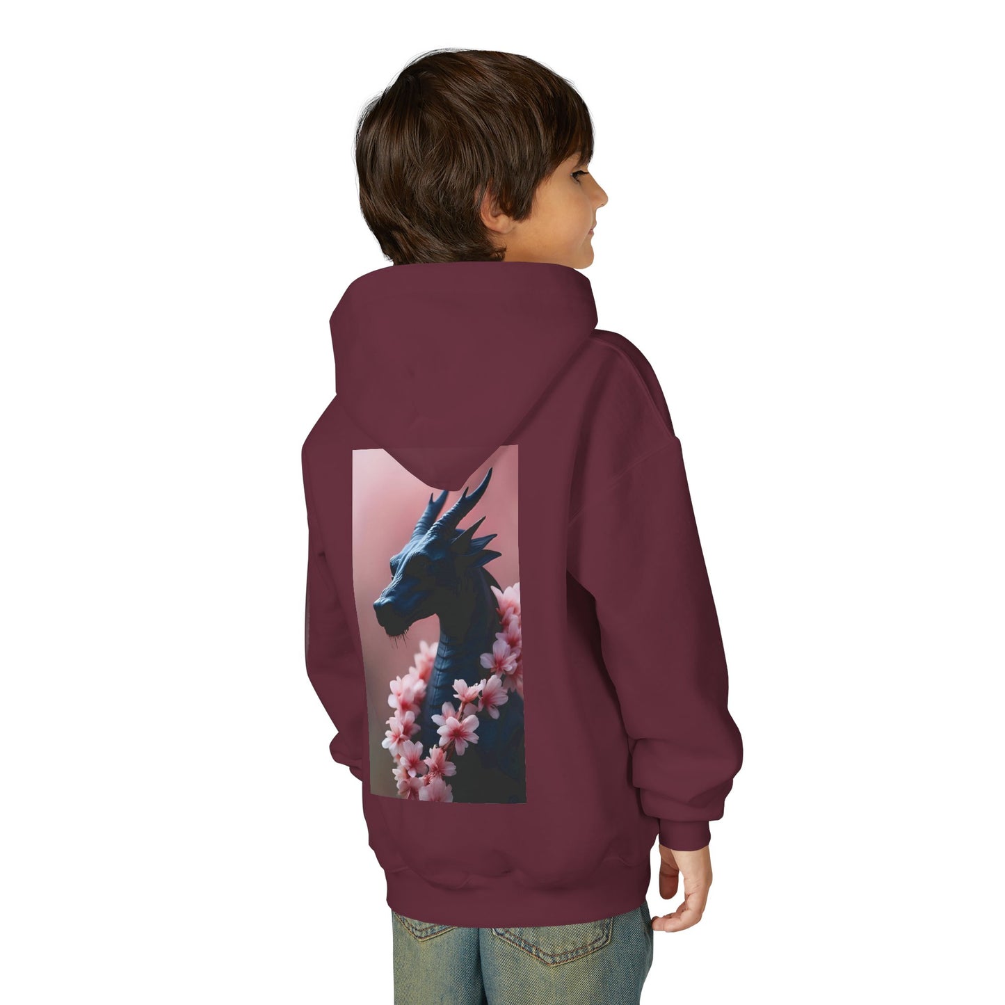 Kids Hoodie, Dragon Hoodie, Children's Sweatshirt, Gift for Kids, Fantasy Apparel, Dragon Lover Gift, Warm Clothing, Inspirational Gift