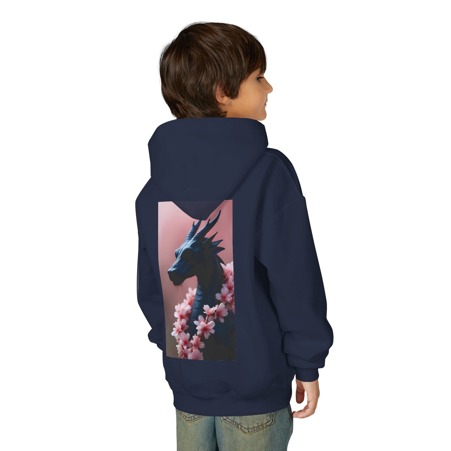 Kids Hoodie, Dragon Hoodie, Children's Sweatshirt, Gift for Kids, Fantasy Apparel, Dragon Lover Gift, Warm Clothing, Inspirational Gift