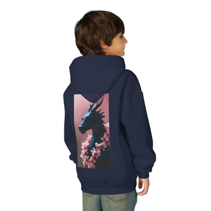 Kids Hoodie, Dragon Hoodie, Children's Sweatshirt, Gift for Kids, Fantasy Apparel, Dragon Lover Gift, Warm Clothing, Inspirational Gift