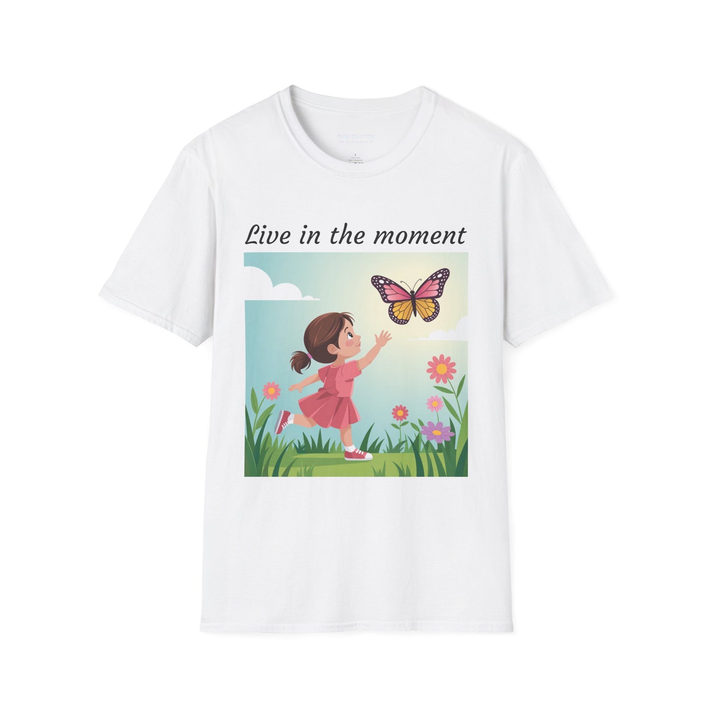 Women's Shirt, Fun T-Shirt, Butterfly T Shirt, Gift for her, Gift for him, Gift for kids, Inspirational, Butterfly, Casual, Uplifting