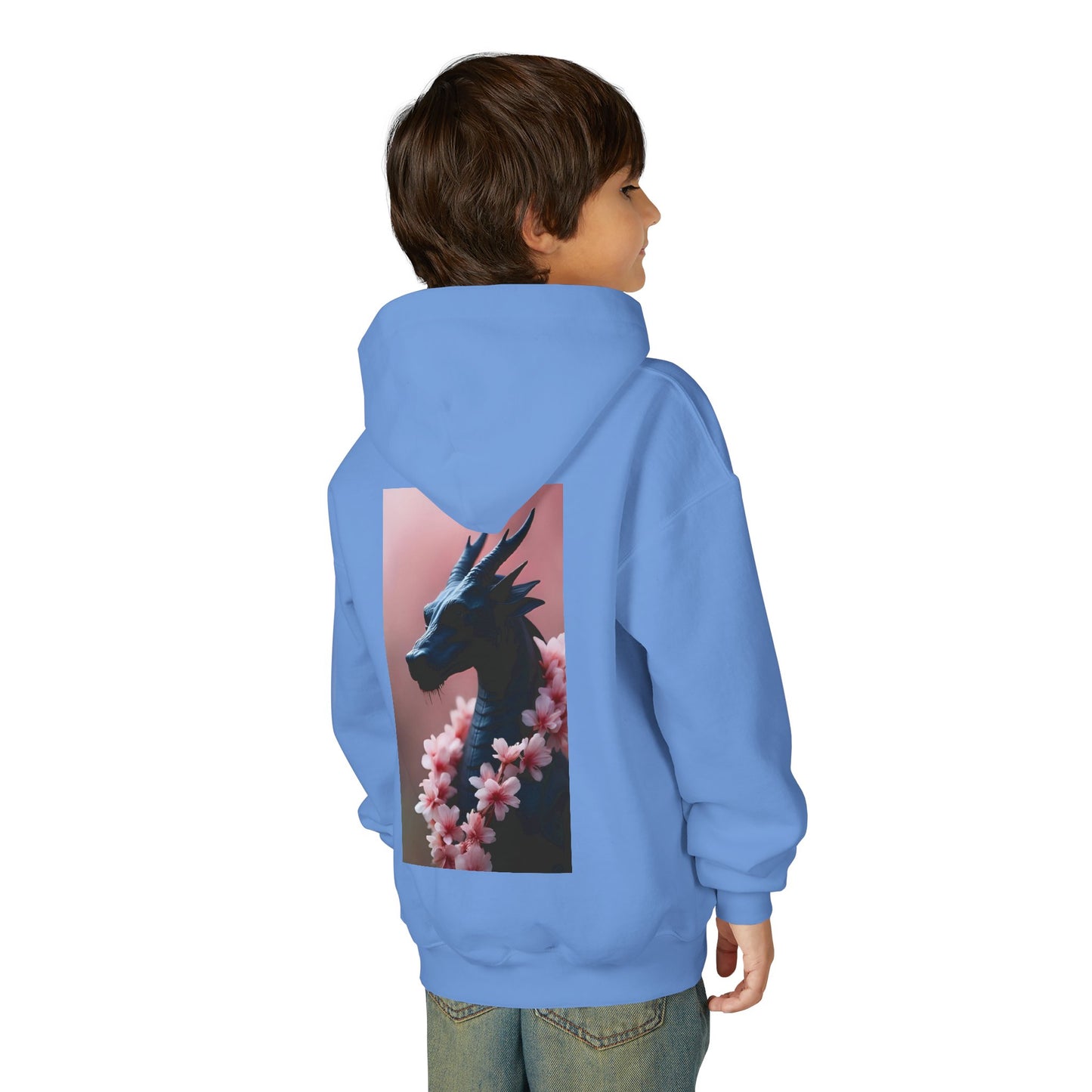 Kids Hoodie, Dragon Hoodie, Children's Sweatshirt, Gift for Kids, Fantasy Apparel, Dragon Lover Gift, Warm Clothing, Inspirational Gift