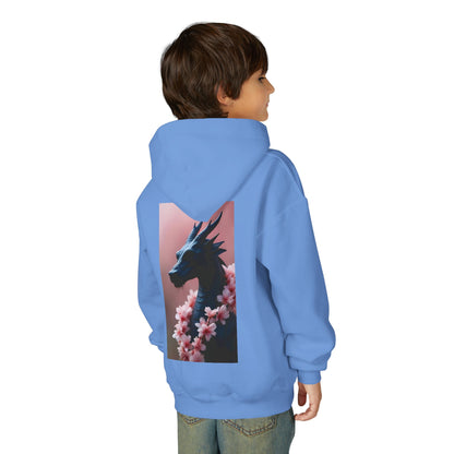 Kids Hoodie, Dragon Hoodie, Children's Sweatshirt, Gift for Kids, Fantasy Apparel, Dragon Lover Gift, Warm Clothing, Inspirational Gift