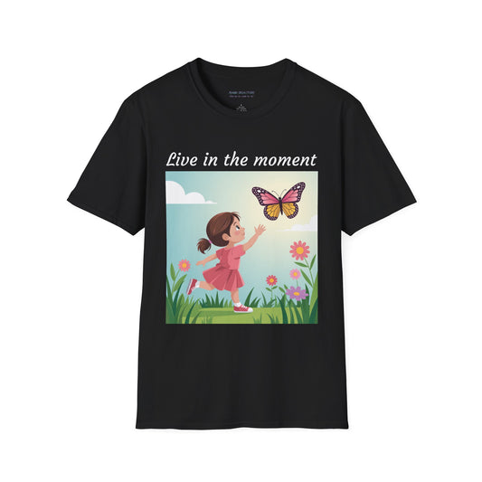 Women's Shirt, Fun T-Shirt, Butterfly T Shirt, Gift for her, Gift for him, Gift for kids, Inspirational, Butterfly, Casual, Uplifting
