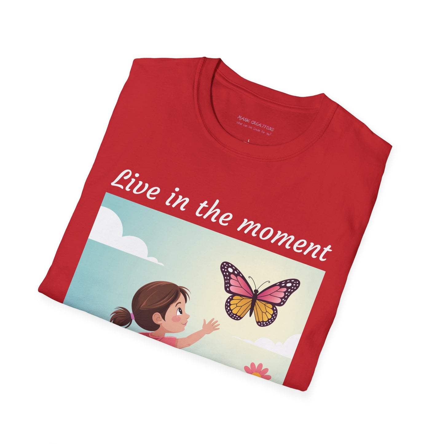 Women's Shirt, Fun T-Shirt, Butterfly T Shirt, Gift for her, Gift for him, Gift for kids, Inspirational, Butterfly, Casual, Uplifting