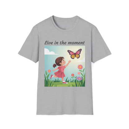Women's Shirt, Fun T-Shirt, Butterfly T Shirt, Gift for her, Gift for him, Gift for kids, Inspirational, Butterfly, Casual, Uplifting