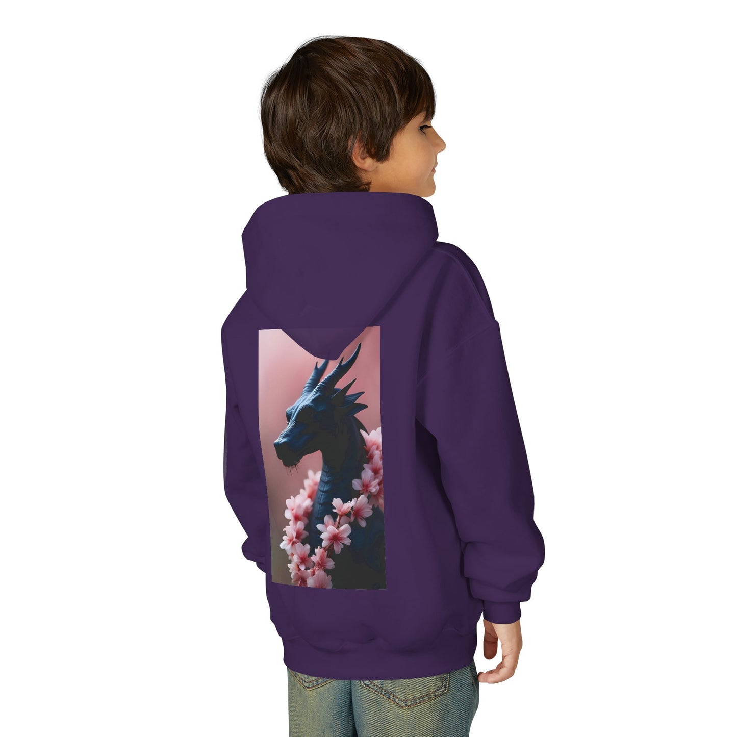 Kids Hoodie, Dragon Hoodie, Children's Sweatshirt, Gift for Kids, Fantasy Apparel, Dragon Lover Gift, Warm Clothing, Inspirational Gift