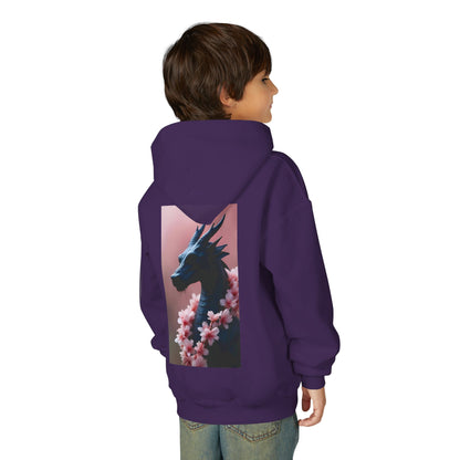 Kids Hoodie, Dragon Hoodie, Children's Sweatshirt, Gift for Kids, Fantasy Apparel, Dragon Lover Gift, Warm Clothing, Inspirational Gift