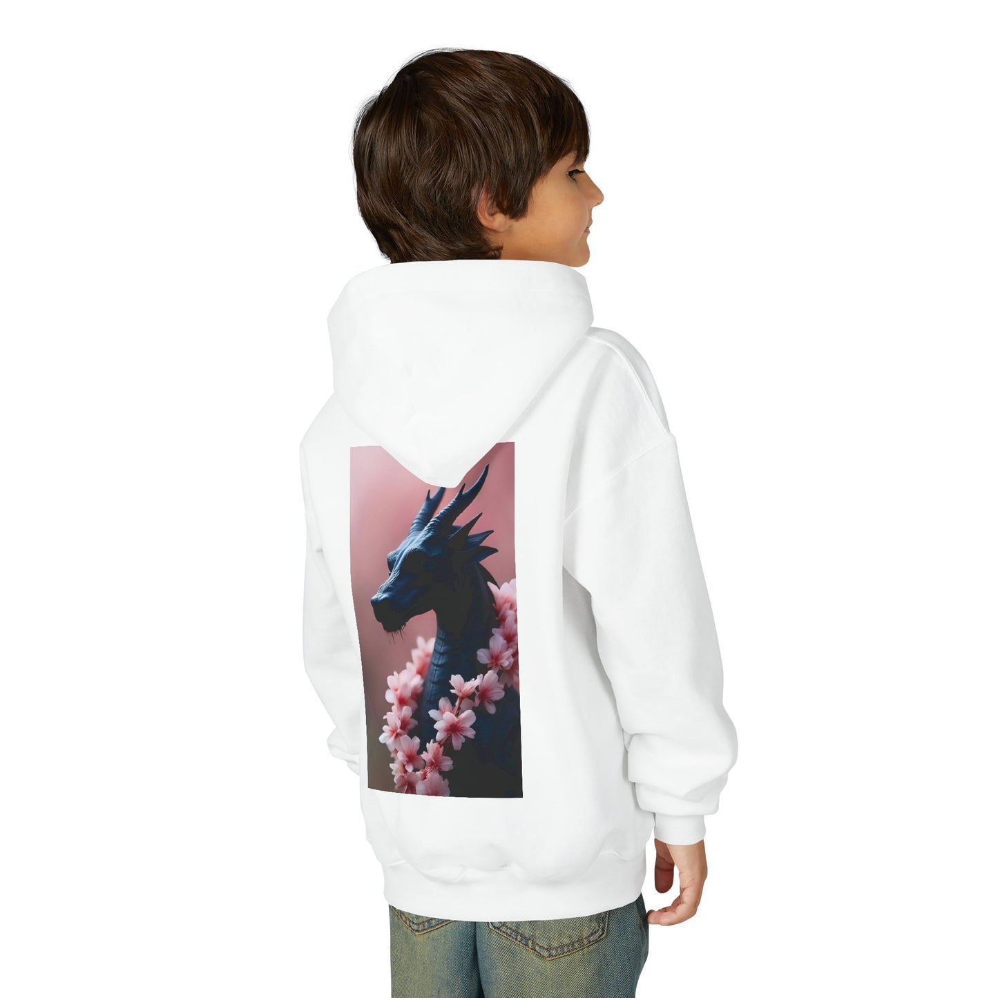 Kids Hoodie, Dragon Hoodie, Children's Sweatshirt, Gift for Kids, Fantasy Apparel, Dragon Lover Gift, Warm Clothing, Inspirational Gift