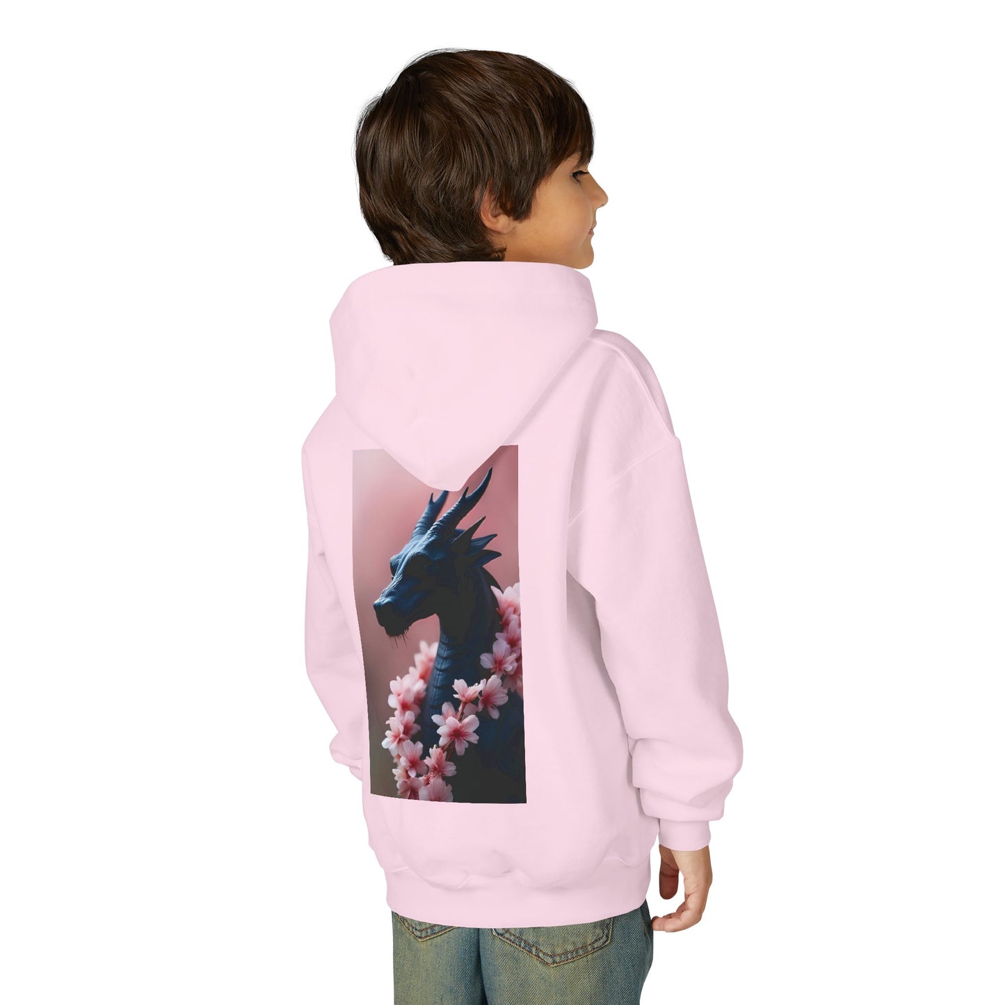 Kids Hoodie, Dragon Hoodie, Children's Sweatshirt, Gift for Kids, Fantasy Apparel, Dragon Lover Gift, Warm Clothing, Inspirational Gift