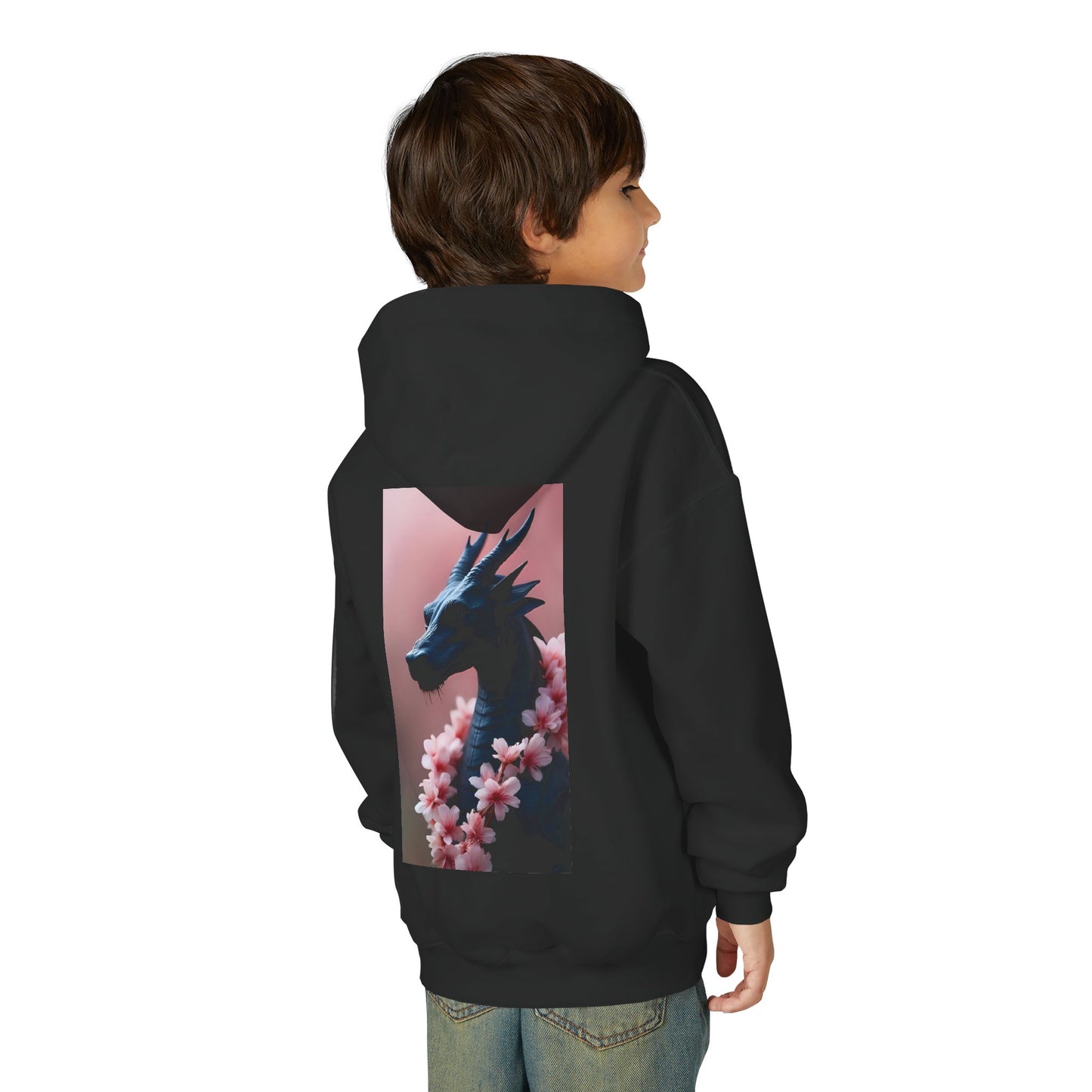 Kids Hoodie, Dragon Hoodie, Children's Sweatshirt, Gift for Kids, Fantasy Apparel, Dragon Lover Gift, Warm Clothing, Inspirational Gift