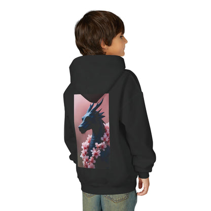 Kids Hoodie, Dragon Hoodie, Children's Sweatshirt, Gift for Kids, Fantasy Apparel, Dragon Lover Gift, Warm Clothing, Inspirational Gift