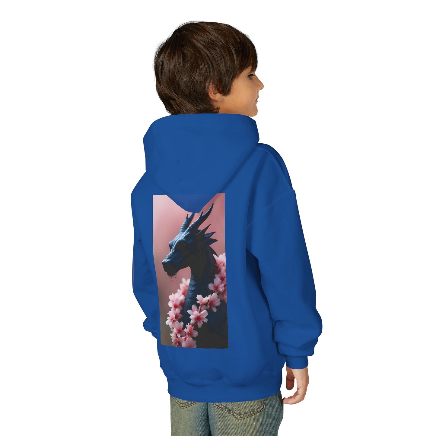 Kids Hoodie, Dragon Hoodie, Children's Sweatshirt, Gift for Kids, Fantasy Apparel, Dragon Lover Gift, Warm Clothing, Inspirational Gift