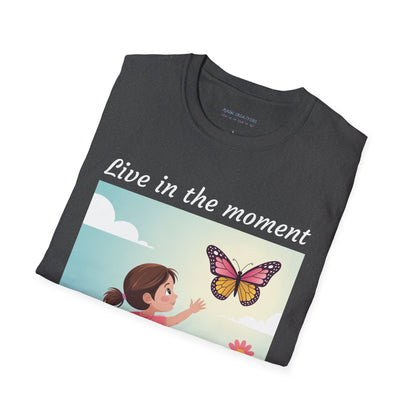 Women's Shirt, Fun T-Shirt, Butterfly T Shirt, Gift for her, Gift for him, Gift for kids, Inspirational, Butterfly, Casual, Uplifting