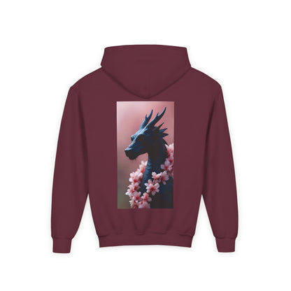 Kids Hoodie, Dragon Hoodie, Children's Sweatshirt, Gift for Kids, Fantasy Apparel, Dragon Lover Gift, Warm Clothing, Inspirational Gift