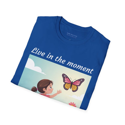 Women's Shirt, Fun T-Shirt, Butterfly T Shirt, Gift for her, Gift for him, Gift for kids, Inspirational, Butterfly, Casual, Uplifting