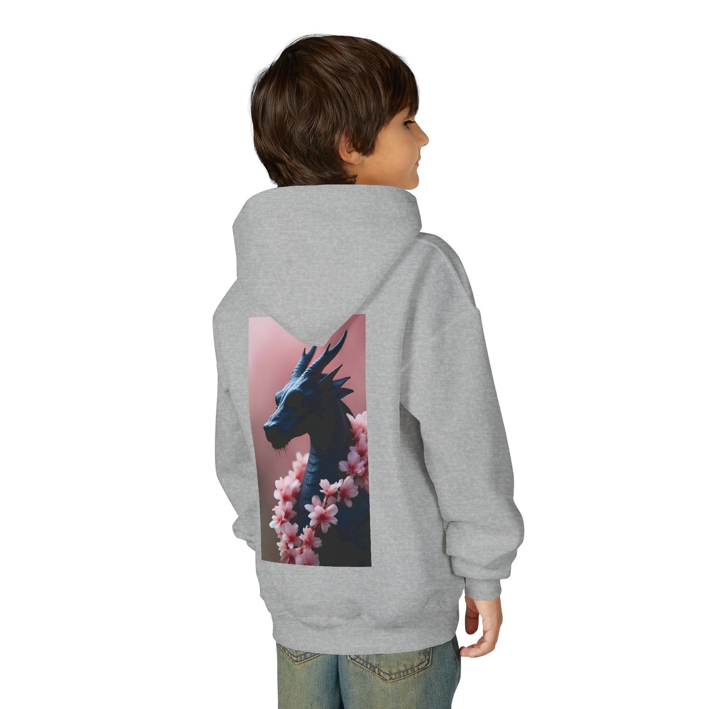 Kids Hoodie, Dragon Hoodie, Children's Sweatshirt, Gift for Kids, Fantasy Apparel, Dragon Lover Gift, Warm Clothing, Inspirational Gift