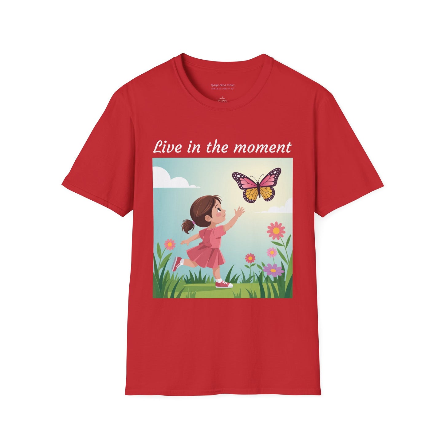 Women's Shirt, Fun T-Shirt, Butterfly T Shirt, Gift for her, Gift for him, Gift for kids, Inspirational, Butterfly, Casual, Uplifting