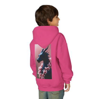 Kids Hoodie, Dragon Hoodie, Children's Sweatshirt, Gift for Kids, Fantasy Apparel, Dragon Lover Gift, Warm Clothing, Inspirational Gift